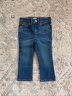 Crewcuts Girls 3T Dark/Medium Wash Straight Jeans